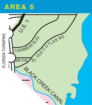 Turkey Point plant area 5 map