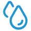 blue water droplet icon