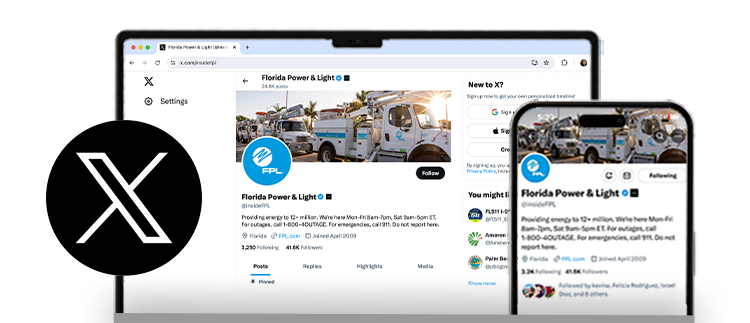 snapshot of twitter fpl page on desktop and mobile