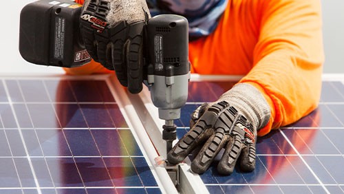 solar panel construction